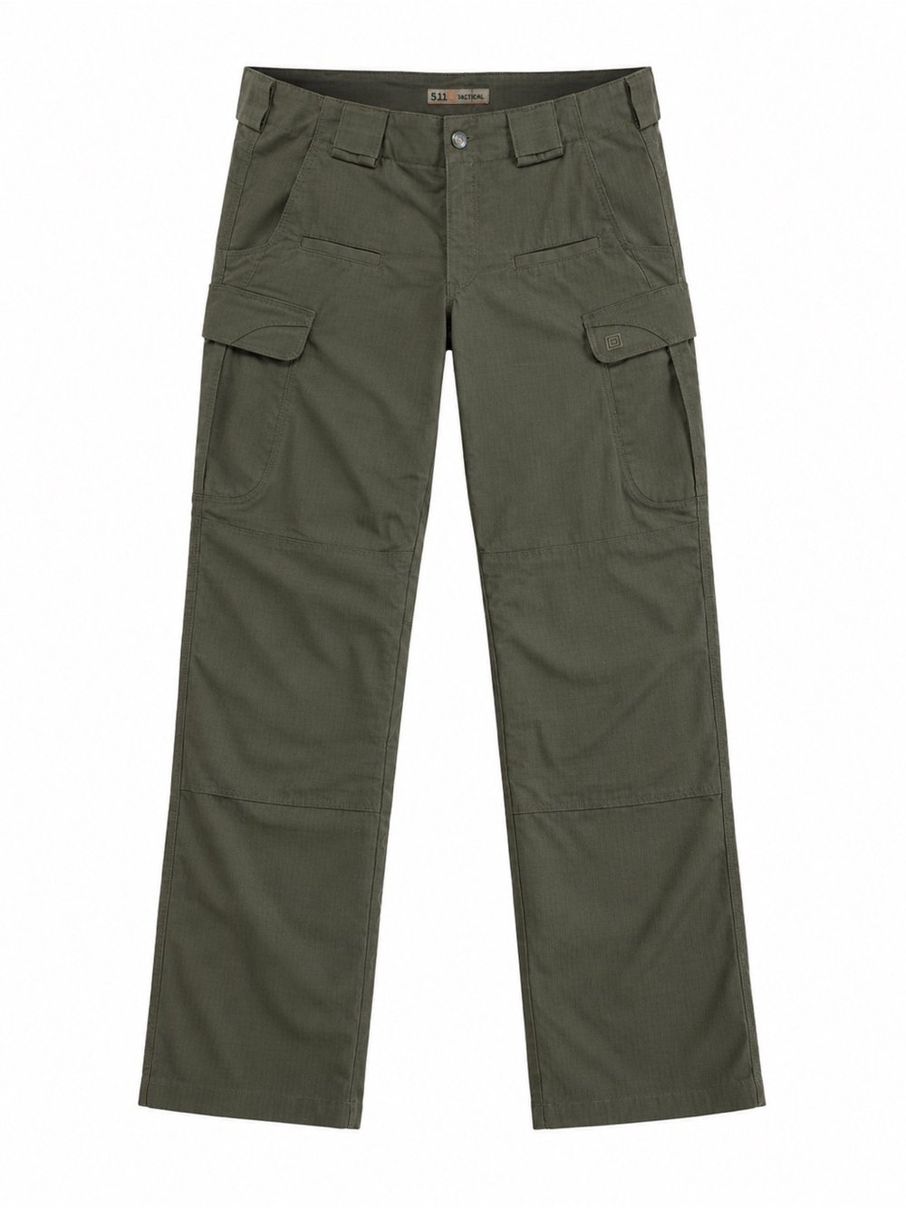 5.11 Tactical Women’s Olive Green Cargo Pants Ripstop Utility Outdoor Size 10 R - Picture 3 of 13